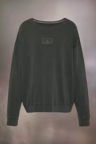 Sweatshirt mit Stamp-Logo Sweatshirt mit Stamp-Logo
