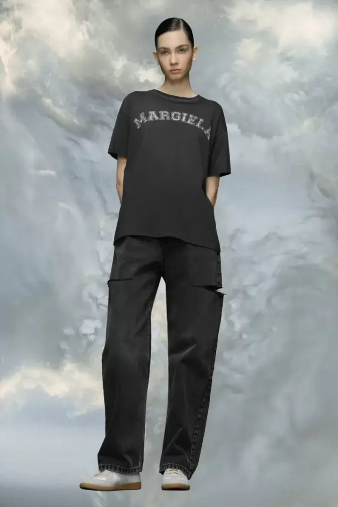 T-Shirt aus Baumwolljersey mit Logo T-Shirt aus Baumwolljersey mit Logo