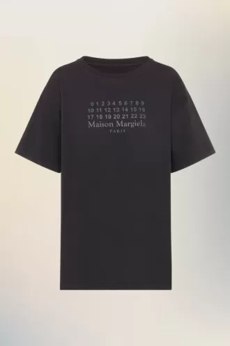 T-Shirt aus Baumwolljersey mit Zahlen