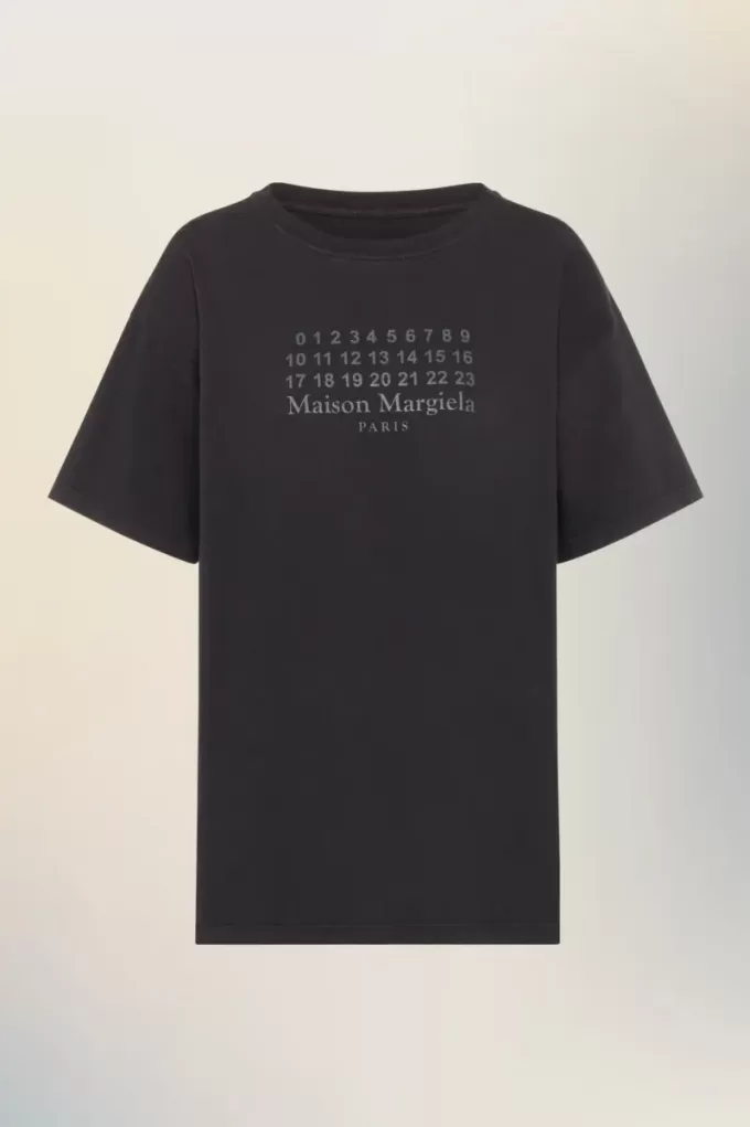 T-Shirt aus Baumwolljersey mit Zahlen T-Shirt aus Baumwolljersey mit Zahlen