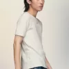 T-Shirt aus gerippter Baumwolle T-Shirt aus gerippter Baumwolle