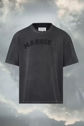 T-Shirt aus schwerem Jersey mit Logo