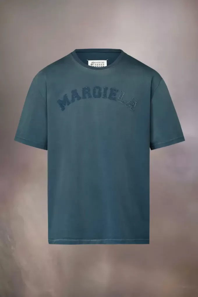 T-Shirt aus schwerem Jersey mit Logo T-Shirt aus schwerem Jersey mit Logo