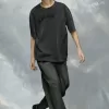 T-Shirt aus schwerem Jersey mit Logo T-Shirt aus schwerem Jersey mit Logo