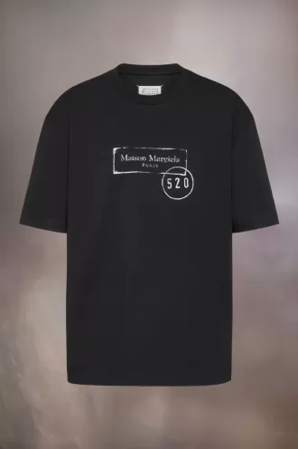 T-Shirt mit 520-Stempel-Print T-Shirt mit 520-Stempel-Print