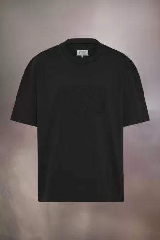 T-Shirt mit gesticktem Logo