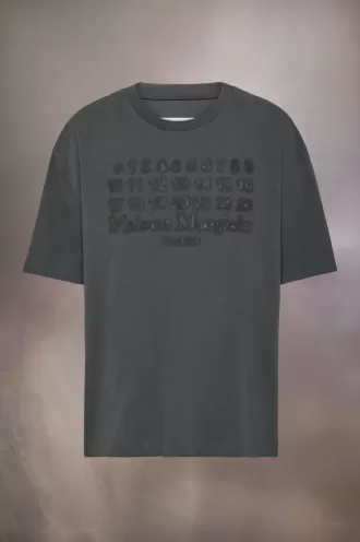 T-Shirt mit gesticktem Logo T-Shirt mit gesticktem Logo