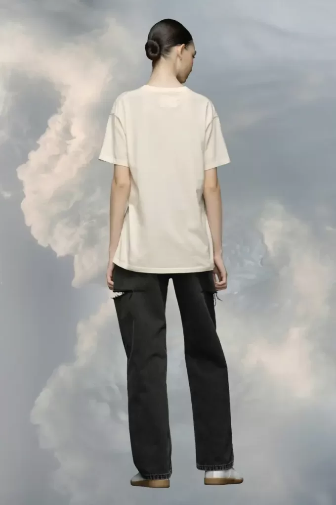 T-Shirt mit umgekehrtem Logo T-Shirt mit umgekehrtem Logo