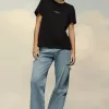 T-Shirt mit verzerrtem Logo T-Shirt mit verzerrtem Logo