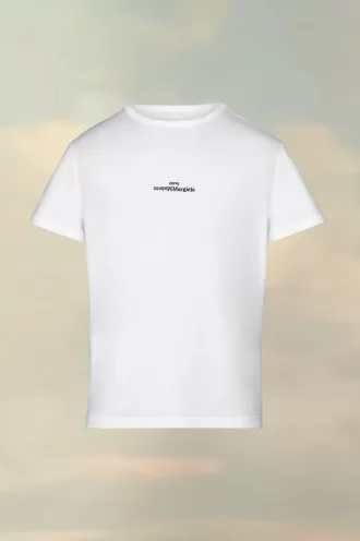 T-Shirt mit verzerrtem Logo T-Shirt mit verzerrtem Logo
