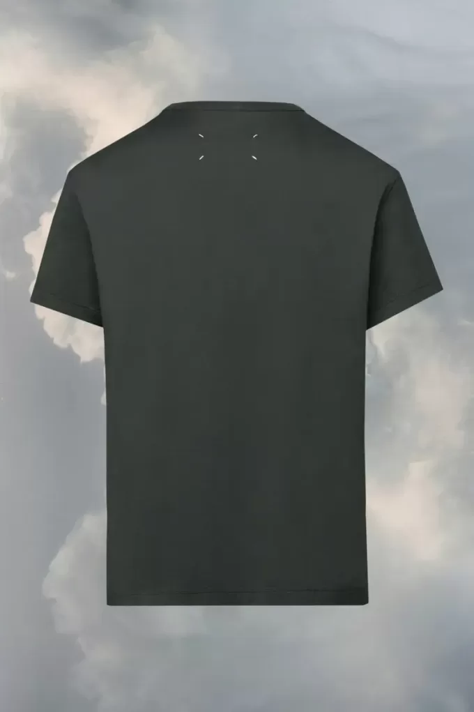 T-Shirt mit verzerrtem Logo T-Shirt mit verzerrtem Logo