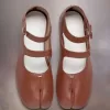Tabi-Ballerinas aus Kalbsleder Tabi-Ballerinas aus Kalbsleder