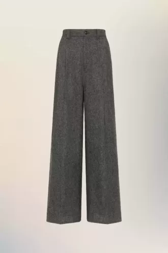 Weite Wollhose
