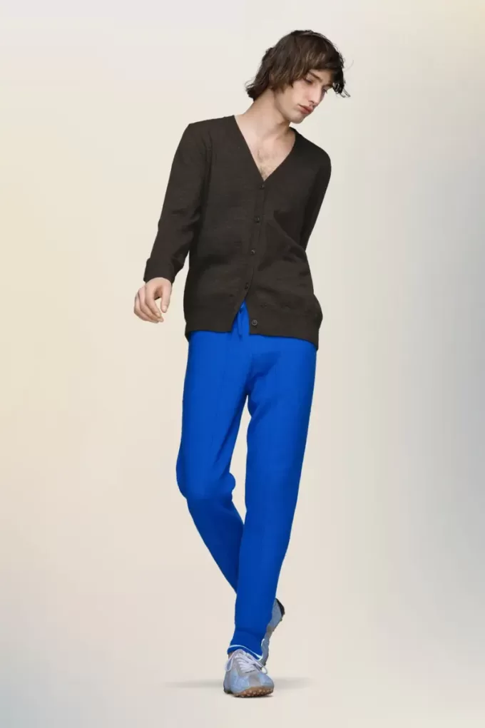 Wollcardigan mit Ellenbogenpatch Wollcardigan mit Ellenbogenpatch
