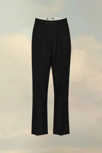 Wollhose mit Fischgrätenmuster Wollhose mit Fischgrätenmuster